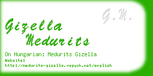 gizella medurits business card